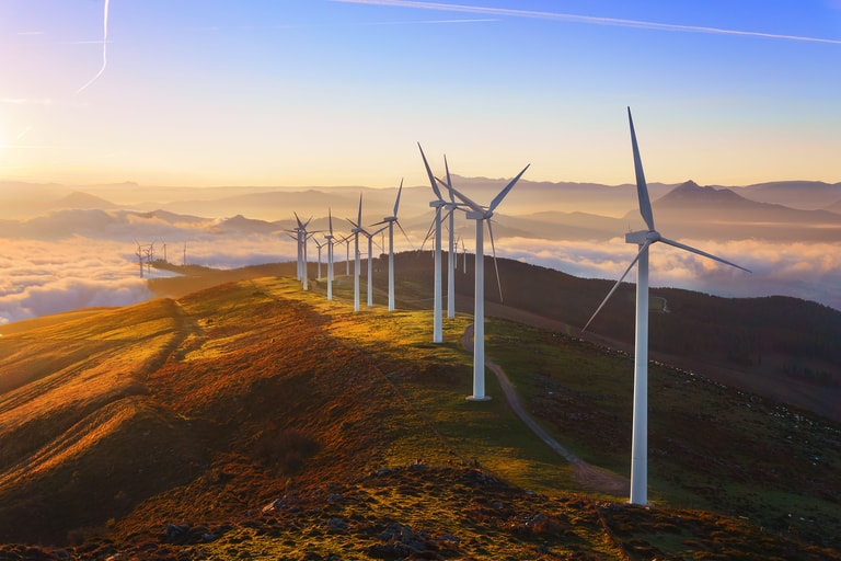 Renewable energy wind farm